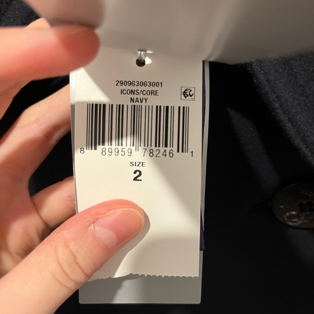 Ralph Lauren Purple Label Logan Double-Faced Wool-Cashmere Peacoat NWT Size 2 - Picture 8 of 13